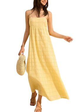 cami floral bohemian vacation midi dress Floral Print Split Thigh Cami Dress